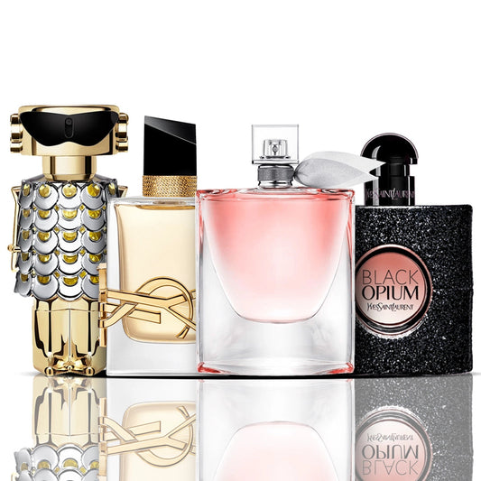 Zestaw 4 Perfum | Libre + La Vie Est Belle + Black Opium + Fame 100 ml
