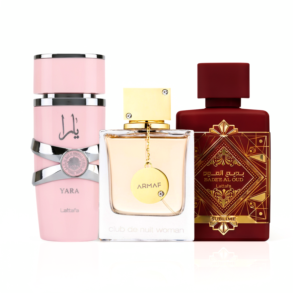 Zestaw 3 Perfum | Yara Lattafa + Club de Nuit Woman + Lattafa Sublime 100 ml